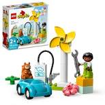 LEGO DUPLO Town Wind Turbine and Electric Car 10985 Building Toy Set