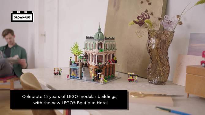 LEGO Icons Boutique Hotel Building Set 10297, 2 of 8, play video