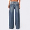 Coolmee Wide Leg Jeans for Women High Waisted Loose Stretchy Boyfriend Denim Pants Baggy Jeans for Women - 2 of 4