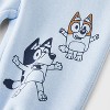 Baby Boys' 2pc Bluey Bingo Fleece Sweatshirt & Pants Set - Blue - 4 of 4