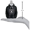 Old World Christmas Blown Glass Ornament for Christmas Tree, Las Vegas Raiders Hoodie - 3 of 3