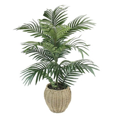 Northlight 23.5" Green Potted Artificial Areca Palm Plant