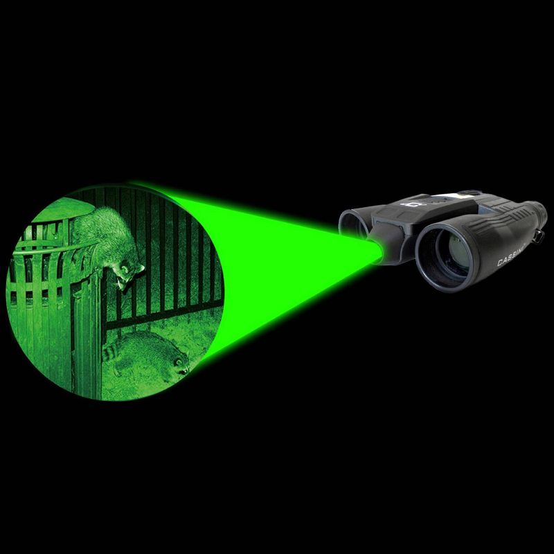Cassini K-9MKIII 12x32mm Day/Night Green Laser Binoculars - Black, 2 of 5