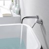 Sumerain Wall Mounted Bathtub Faucet, Single Handle Tub Faucet Set Including Rough-in Valve, Chrome - 3 of 4