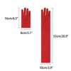 INSPIRE CHIC Women's Velvet Elbow Length Full Finger Gloves - 2 of 4