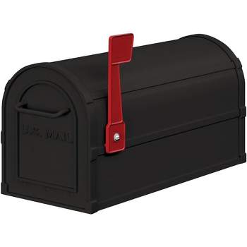 Salsbury Industries Heavy Duty Rural Mailbox - Black