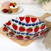 Pavilion Gift Company - Strawberries - 9.25" Glass Bowl - Dining Bowls - 2 of 4