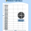 Farm Fence, 4Ft X 164Ft Heavy Cattle Fence, Galvanized Wire Fencing, Metal Fence Rolls for Hogs, Sheep, Goats, Deer, Dogs and Chicken, Yard Garden - 3 of 4