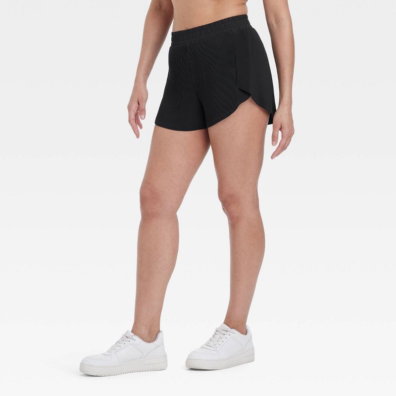 Women's Mid-Rise Micro-Pleated Shorts 2.5" - All In Motion™, 1 of 10