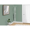 TiramisuBest Black Metal Free - Standing Coat Rack Hall Tree: 74" Tall with 11 Hooks, Ideal for Entryway & Bedroom, Contemporary Modern Design! - 2 of 4