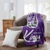 NBA Sacramento Kings 50 x 60 Raschel Throw Blanket - 2 of 3