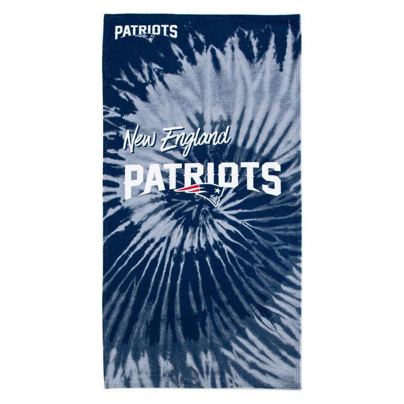 NFL New England Patriots Pyschedelic Beach Towel, 1 of 7
