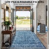 TackView Washable Low Pile Soft Design, Non-Slip, Stain Resistant, Vintage Distressed, for Living Room, Kitchen, Entryway - 2 of 4