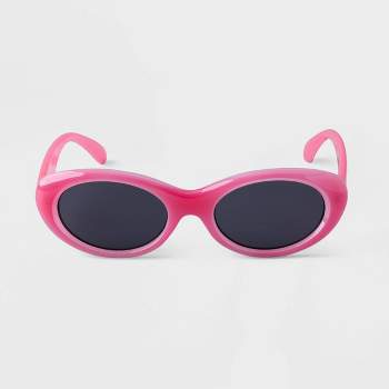 Women's Two-Tone Oval Sunglasses - A New Day™ Pink
