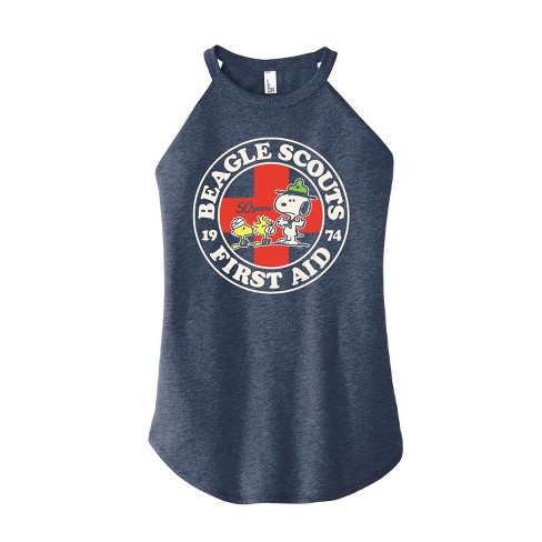 Women's - Peanuts -  Graphic High Neck Tank - image 1 of 3