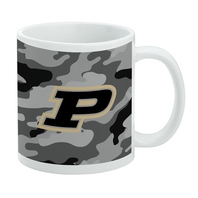 Purdue University Camo Ceramic Coffee Mug Novelty Gift Mugs for Coffee Tea and Hot Drinks 11oz White