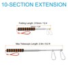 Unique Bargains Stainless Steel Non-slip Sponge Handle Anti-rust Wear-resistant Flag Pole 1 Pc - 2 of 4