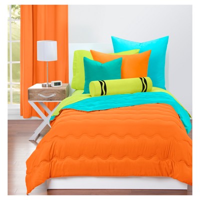 orange bedding