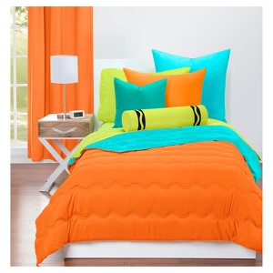 Crayola Bold Orange Comforter Sets (Twin), Blue Orange