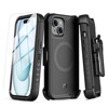 MyBat Pro Maverick Series MagSafe Case w/ Holster and Tempered Glass for Apple iPhone 15 (6.1) - 2 of 4