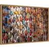 Amanti Art Moroccan Sandals by Richard Silver Canvas Wall Art Print Framed 23 x 16-in. - 3 of 4