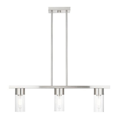 Livex Lighting Carson 3 - Light Chandelier in  Brushed Nickel