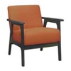 CAVINAS Polyester Accent Chair with High Back and Rubberwood Legs,Modern Upholstered Living Room Chairs,Reading Chairs for Living Room - 2 of 4