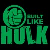 Men's Marvel Built Like Hulk Smash Fist T-Shirt - 2 of 4