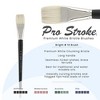 Creative Mark Pro Stroke Premium White Chungking Hog Bristle Artist Paint Brush - Bright - Natural Bristle Brush w/ Great Control Suitable for Oils, - 2 of 4