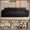 CAVINAS Single Sofa Accent Chair Fabric Cotton Linen Chair Modern Upholstered 1-seater Sofa Couch for Apartment and the Living Room - 4 of 4