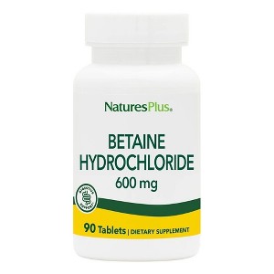Betaine Hydrochloride 600mg by Nature's Plus  -  90 Tablet - 1 of 3