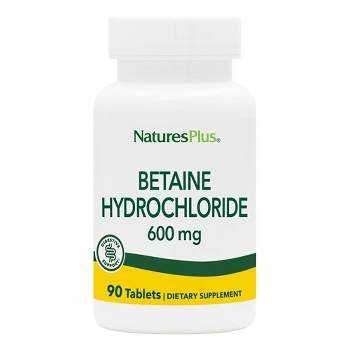 Nature's Plus Betaine Hydrochloride 600mg 90 Tablet
