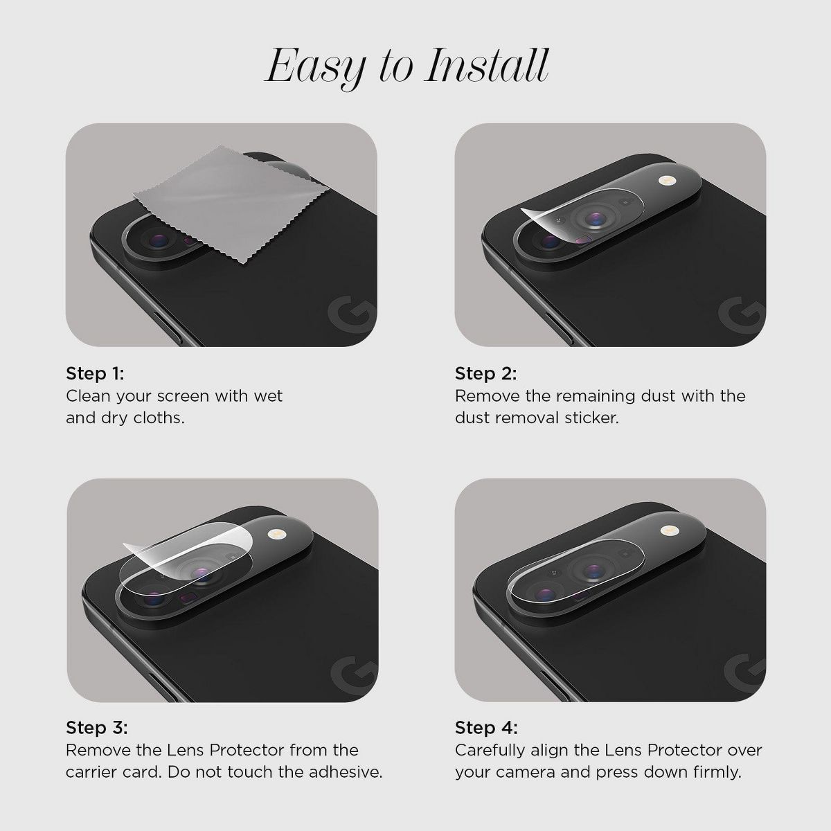 Case-Mate Google Pixel 9 Glass Lens Protector - thumbnail 6