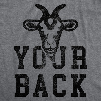 Мужские футболки Crazy Dog T-Shirts, Inc. Mens Funny T Shirts Goat Your Back Sarcastic Graphic Novelty Tee for Men - Crazy Dog Men's T Shirt for Animal Lovers Dark Grey XL — фото 2