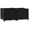 vidaXL Raised Bed 31.5"x15.7"x15" Polypropylene - 2 of 4