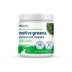 NativePath Native Greens, 215 g, 7.6 oz, 30 Servings - 1 of 4