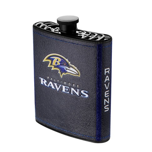 NFL 2pc Flask with Funnel, 7oz, Baltimore Ravens - image 1 of 1