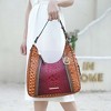 MKF Collection Becket Faux Crocodile-Embossed Women’s Shoulder Bag by Mia K - 3 of 4