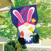 Easter Gnome Burlap Holiday House Flag Humor 28" x 40" Briarwood Lane - image 4 of 4