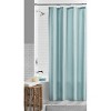 LunaLulinlk Eco-Friendly Waffle-Weave Fabric Shower Curtain - 2 of 4