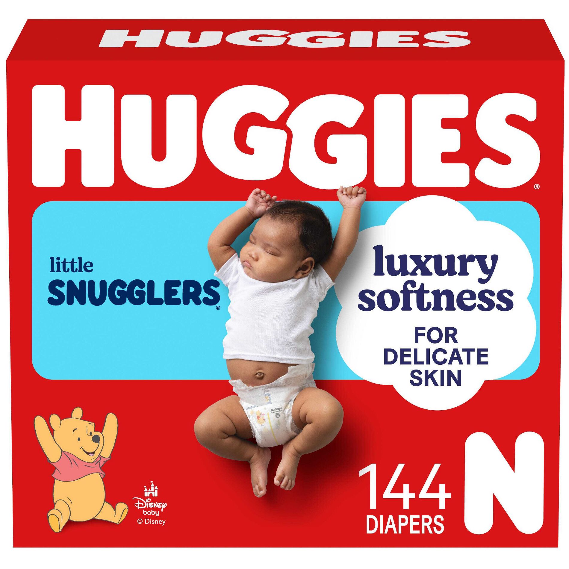Huggies Little Snugglers Gentle Protection Diapers - Newborn - 144ct