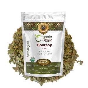 Organic Soursop Leaf Coarse Cut 4 Oz - 1 of 4