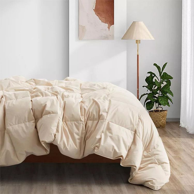 Puredown Organic Cotton Down Feather Comforter Duvet Insert, 2 of 5