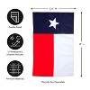 Evergreen Flag Texas State Flag Garden Applique Flag - 2 of 4
