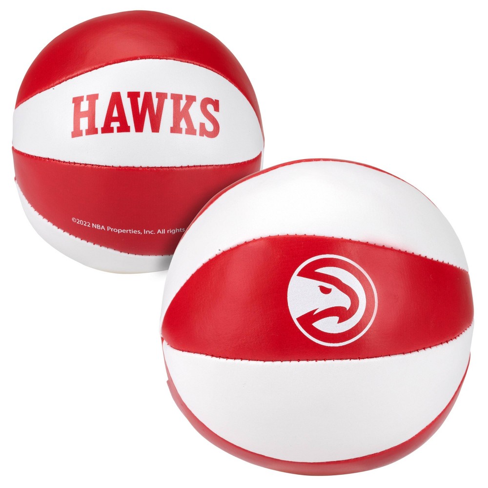 NBA Atlanta Hawks Sports Ball Sets: Foam Filled PVC Basketballs, Ages 3+