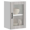 CLIHOME Bathroom Wall Mounted Cabinet, Narrow Wall Cabinet, Hanging Cabinet for Living Room, Multi-Function Kitchen Side Cabinet - 2 of 4
