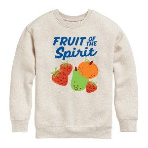 Boys' - Instant Message - Fruit Of The Spirit Graphic Long Sleeve Fleece Sweatshirt - 1 of 4