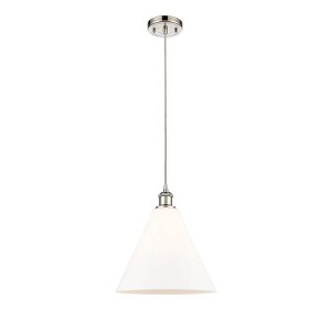 Berkshire - 1 Light Cord Hung Mini Pendant In Industrial Style-14.75 Inches Tall and 12 Inches Wide - 1 of 1