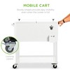 Best Choice Products 80qt Steel Rolling Cooler Cart w/ Bottle Opener, Catch Tray, Drain Plug, Locking Wheels - 2 of 4