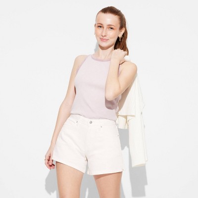 Women's Mid-Rise Curvy Heritage Midi Denim Shorts - Wild Fable™